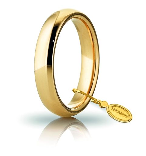 Fede comoda 40AFC1 Ø 4mm in oro giallo 18kt