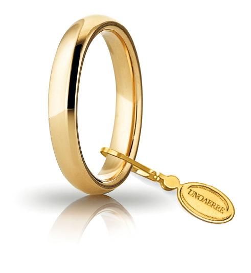 Fede comoda 35AFC1 Ø 3,5mm in oro giallo 18kt