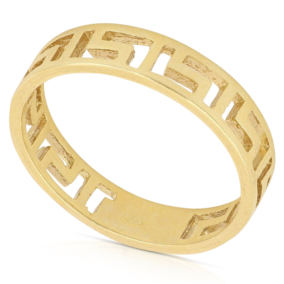 Anello greca oro 18kt giallo