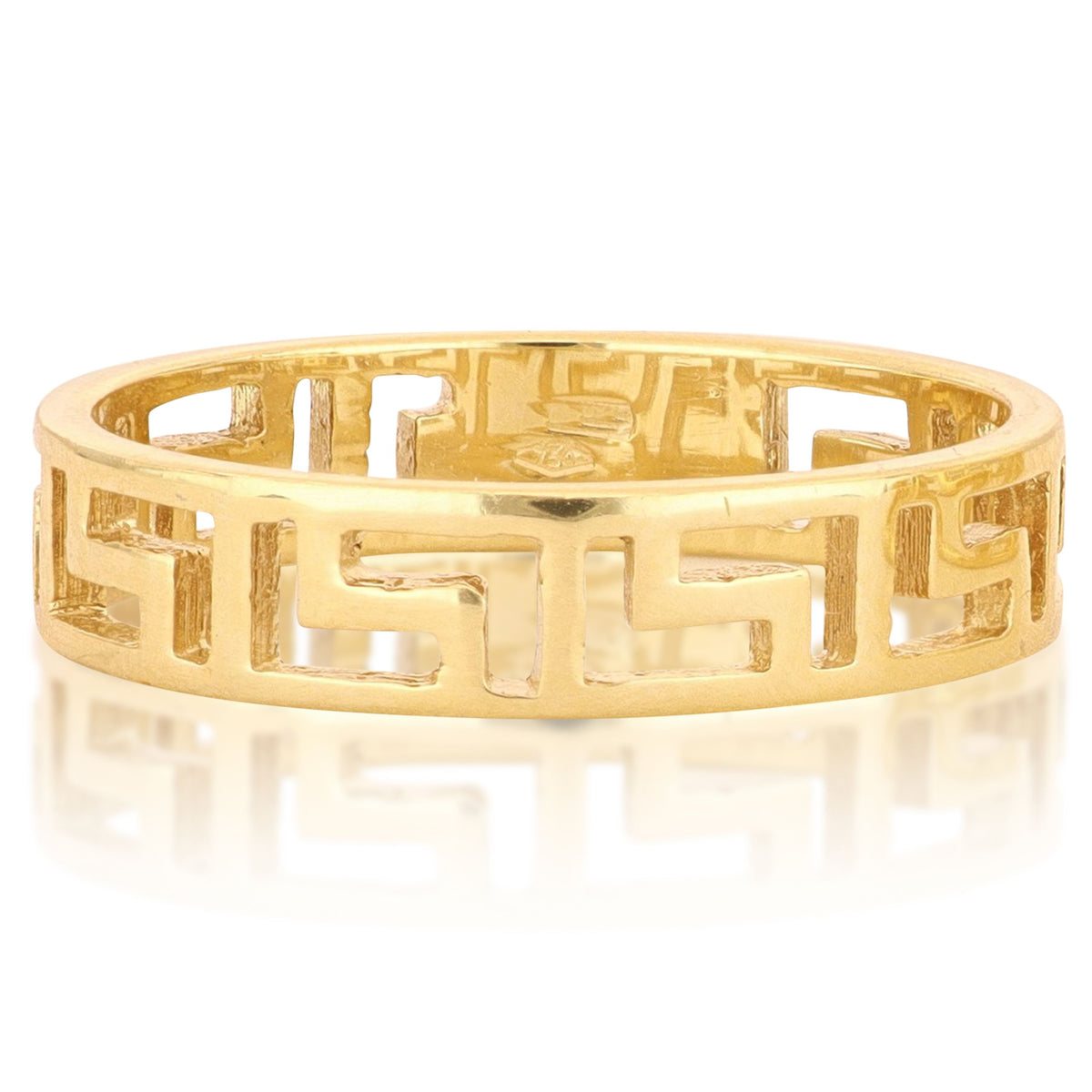 Anello greca oro 18kt giallo