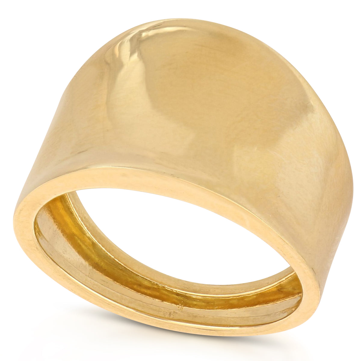 Anello a lastra oro 18kt giallo