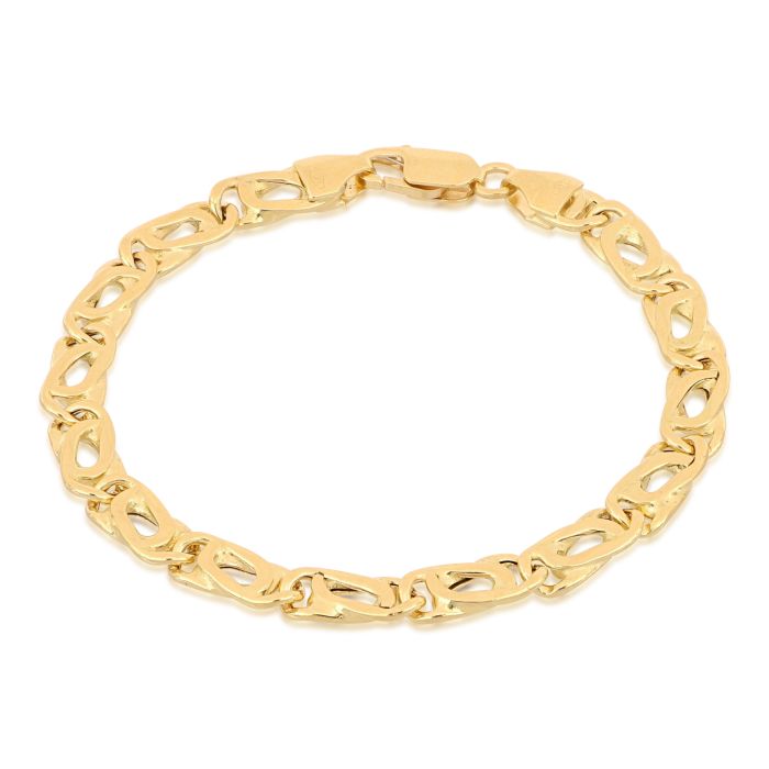Bracciale maglia occhio di pernice 7,4mm 21cm