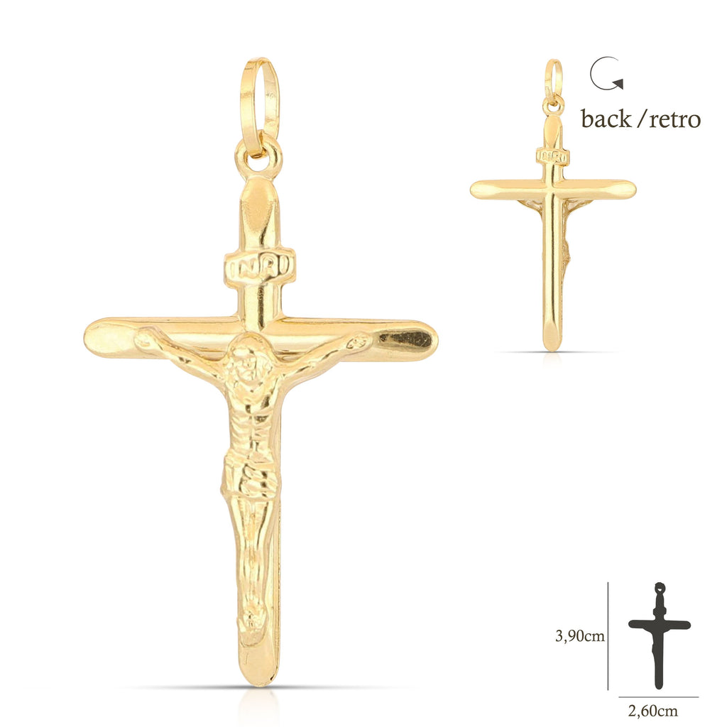 Croce con Cristo scatolata 2,60x3,90cm