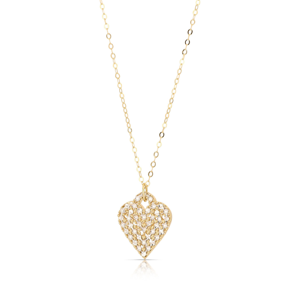 Girocollo cuore diamantato griffe Pure Brilliance 45cm