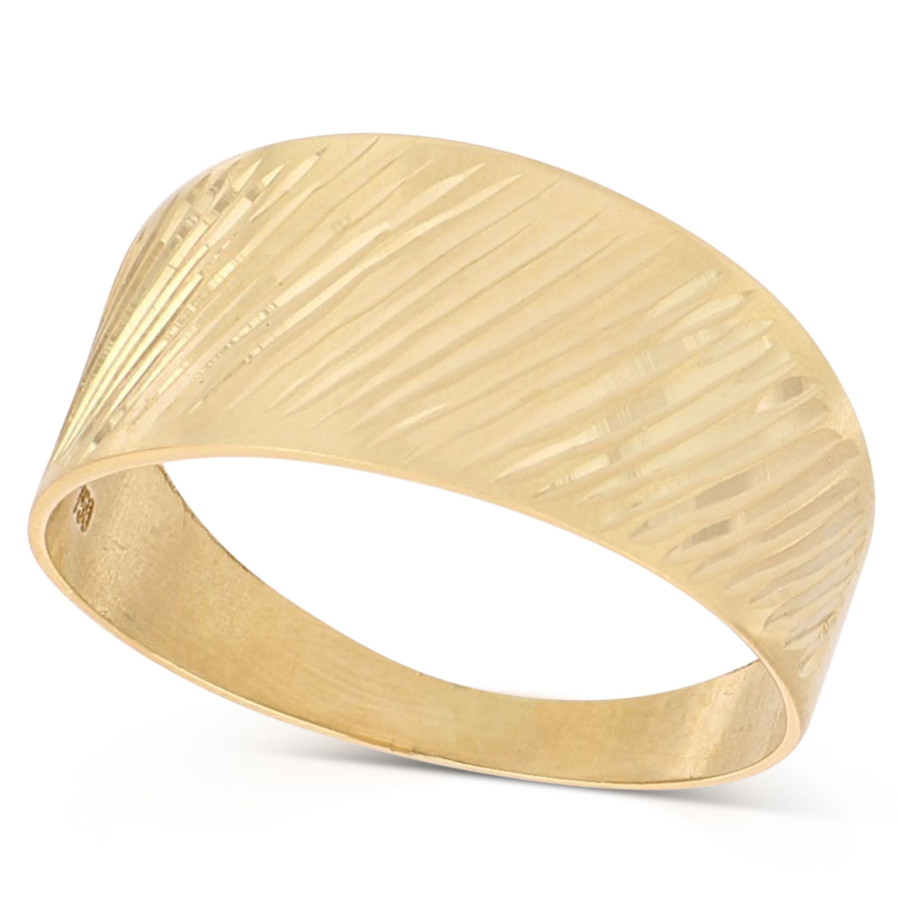 Anello giallo a lastra