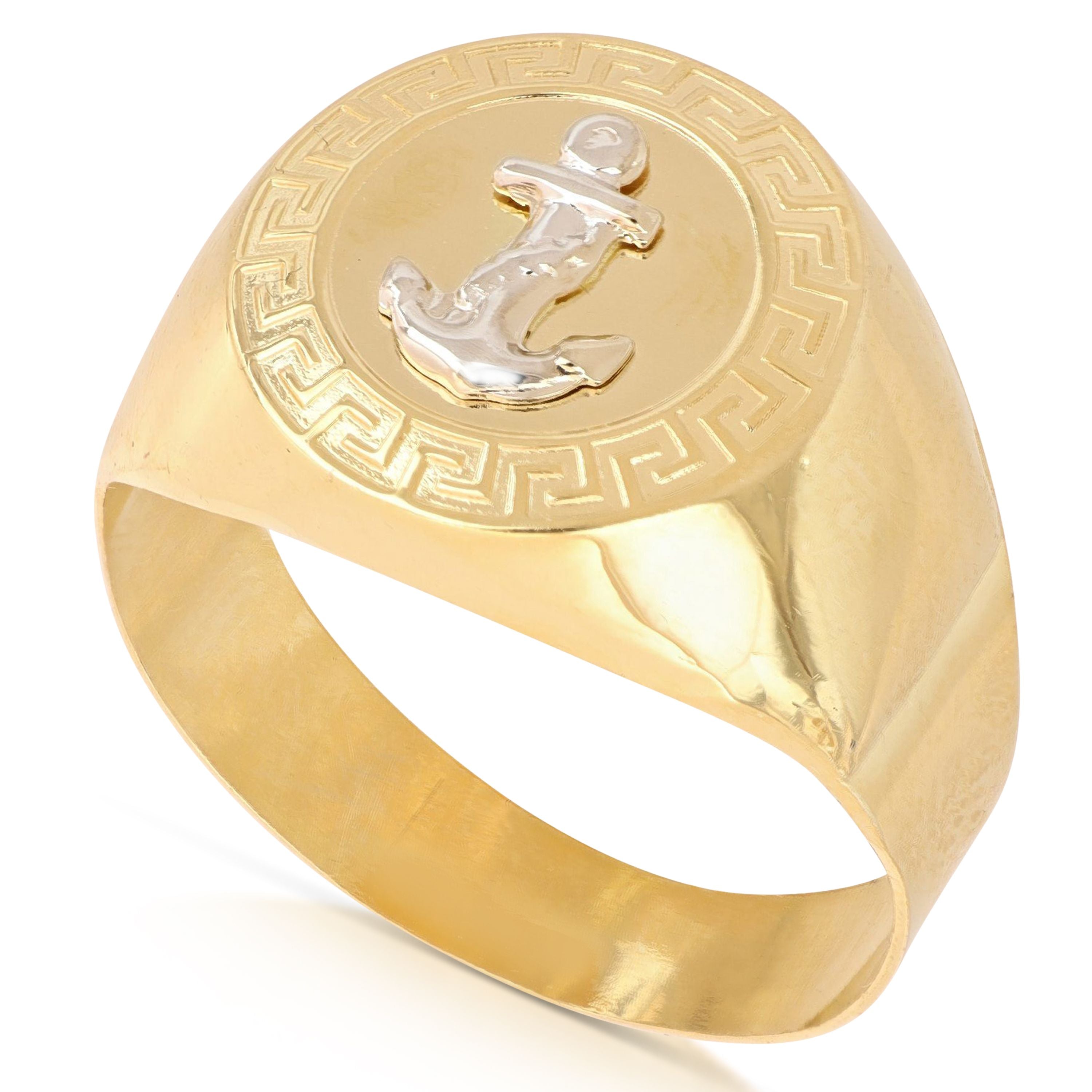 Anello con ancora