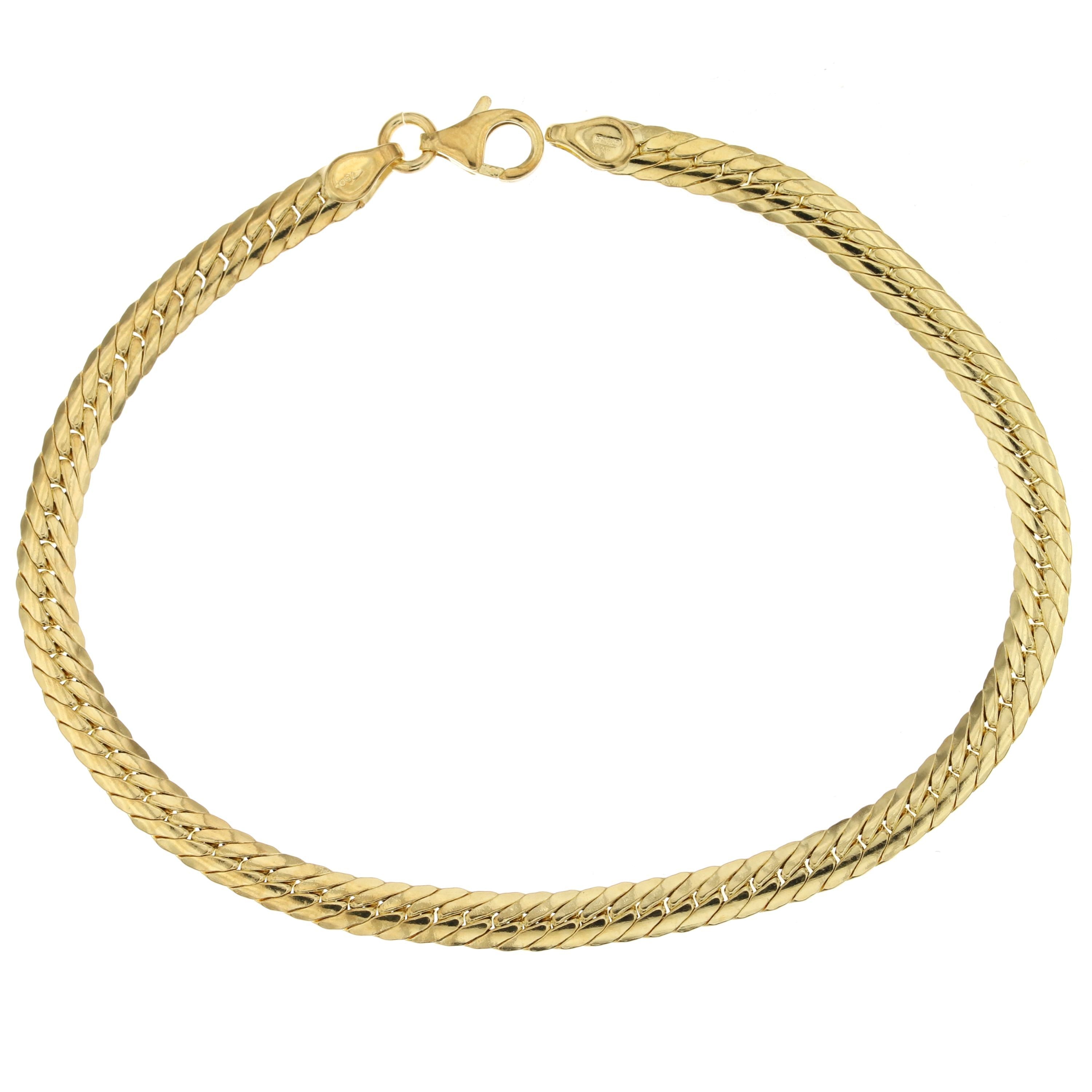 Bracciale spiga piatta 4mm 19cm