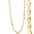Fine Accent Link Chain in 18k Italian Yellow Gold, Hollow – 3mm, 50cm / 20in