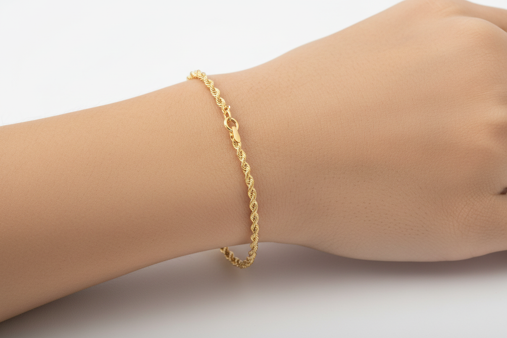 Bracciale fune donna moschettone piccolo