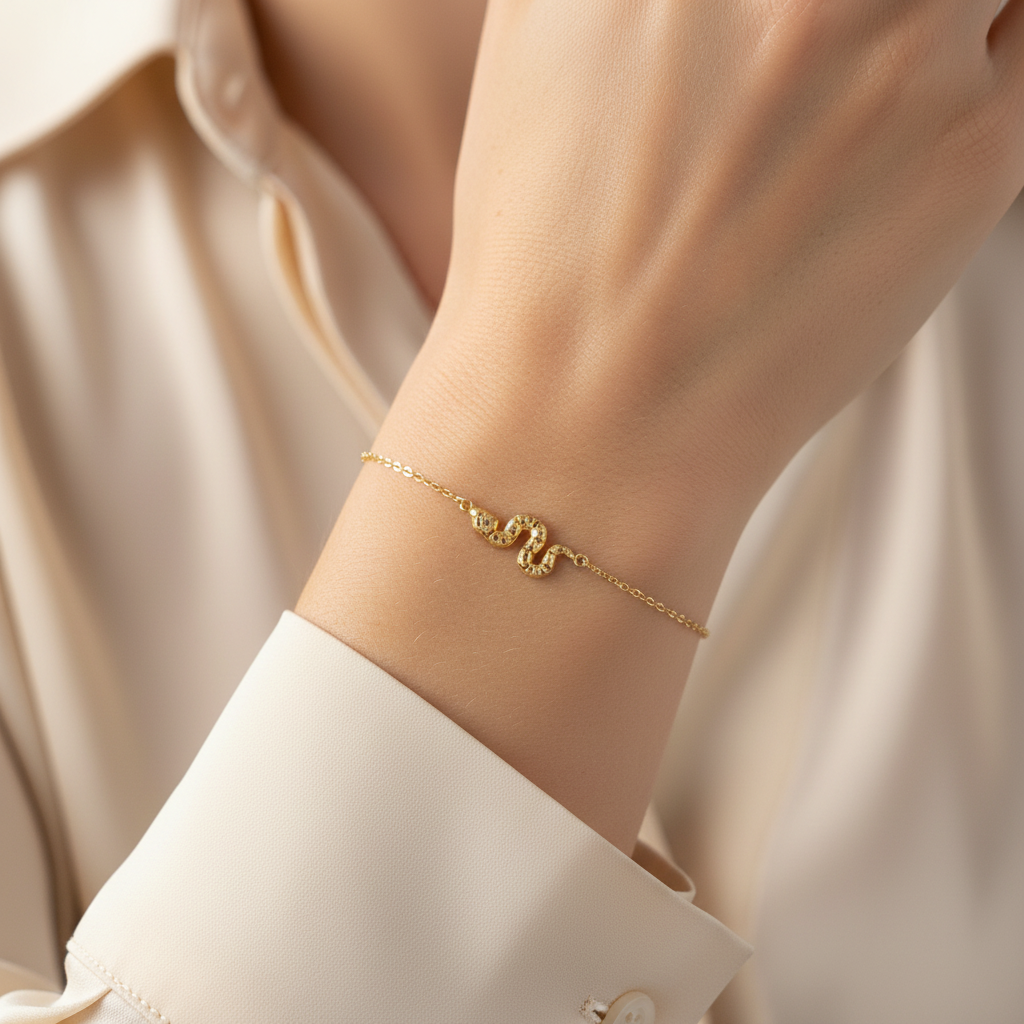 Bracciale serpente donna