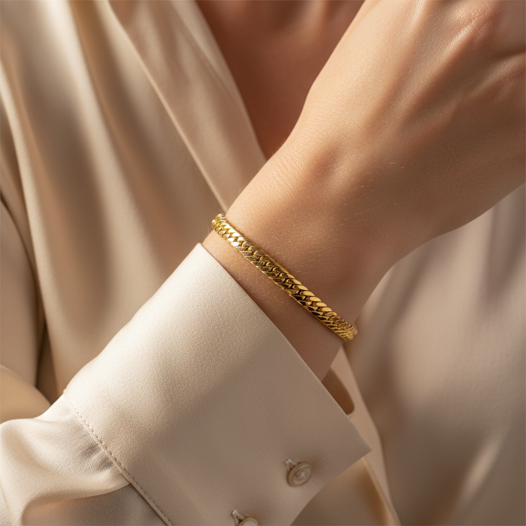Bracciale spiga scalare indossato