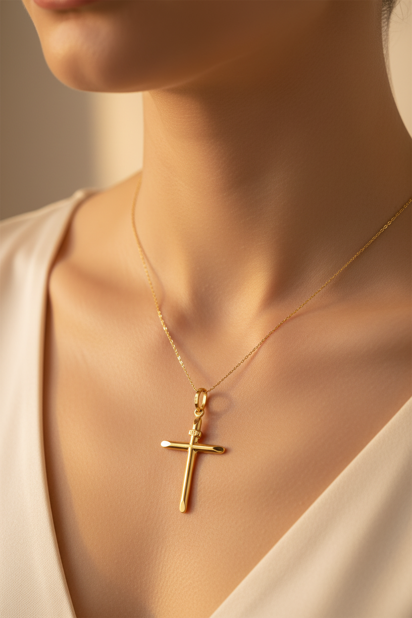 Croce stampata - donna laser