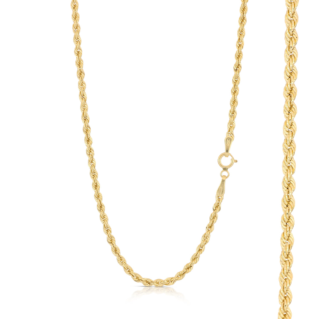 Girocollo fune oro giallo 18kt 2,1mm 60cm