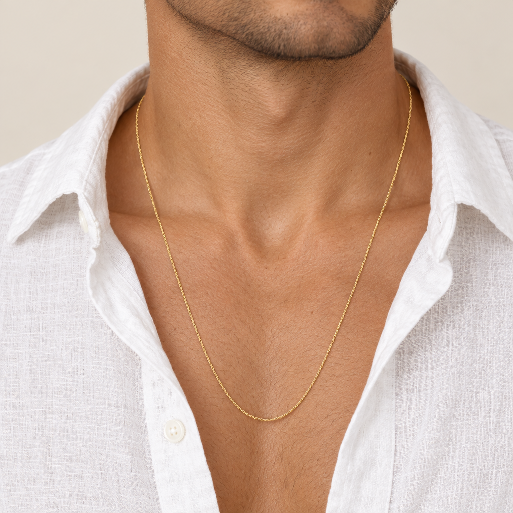 Girocollo fune oro giallo 18kt 2,1mm 60cm
