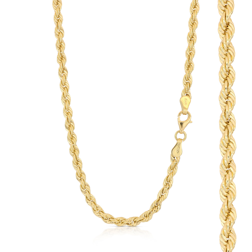 Girocollo fune oro giallo 18kt 3,2mm 50cm