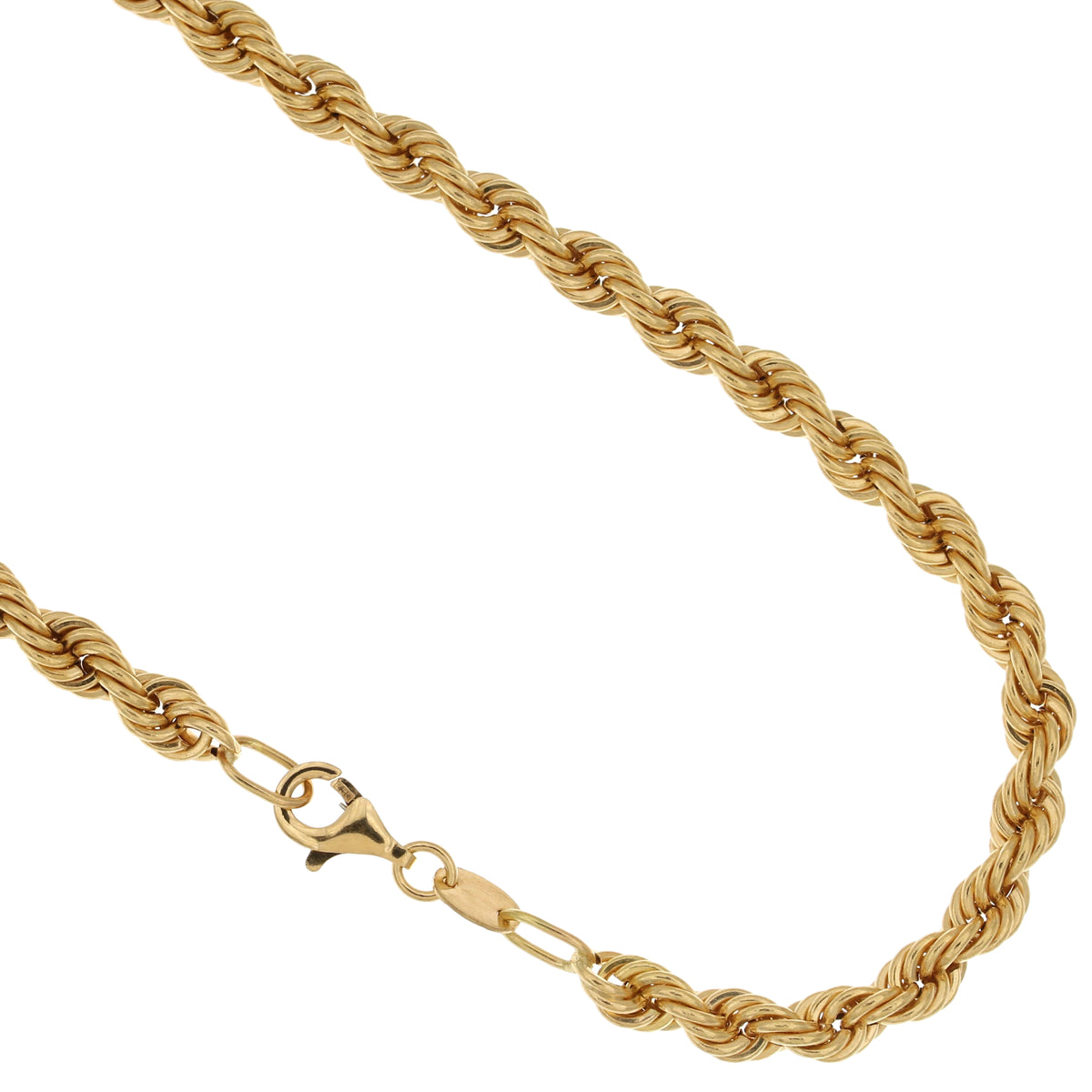 Girocollo fune oro giallo 18kt 4,3mm 60cm